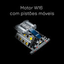 Bugatti Chiron Azul (3599 peças) - Brics Craft