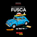 Fusca Azul do Surf (1193 peças)