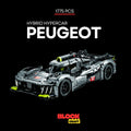 Peugeot 9x8 LeMan Hybrid Hypercar (1775 peças)